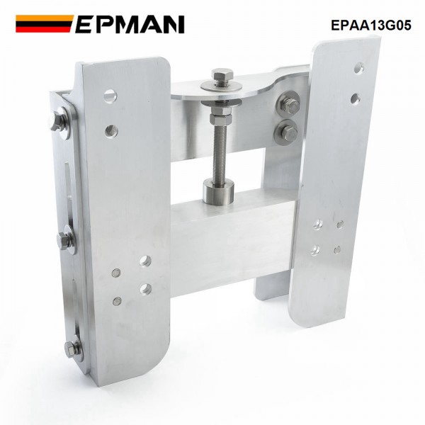 EPMAN 4" Adjustable Set Back Jack Plate Outboard Motor Jack For Boat Steering System Aluminum EPAA13G05