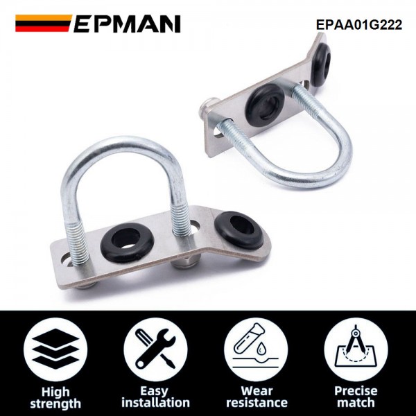 EPMAN Traction Bar Radiator Relocation Brackets For Honda Civic EG EK DC2 For Acura Integra CRX SI EF EPAA01G222