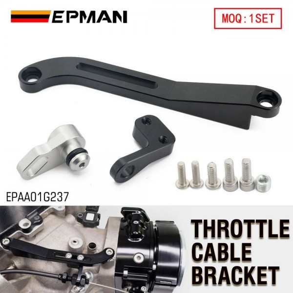 EPMAN Universal LSA Billet Throttle Cable Bracket For Lokar Throttle Cable EPAA01G237