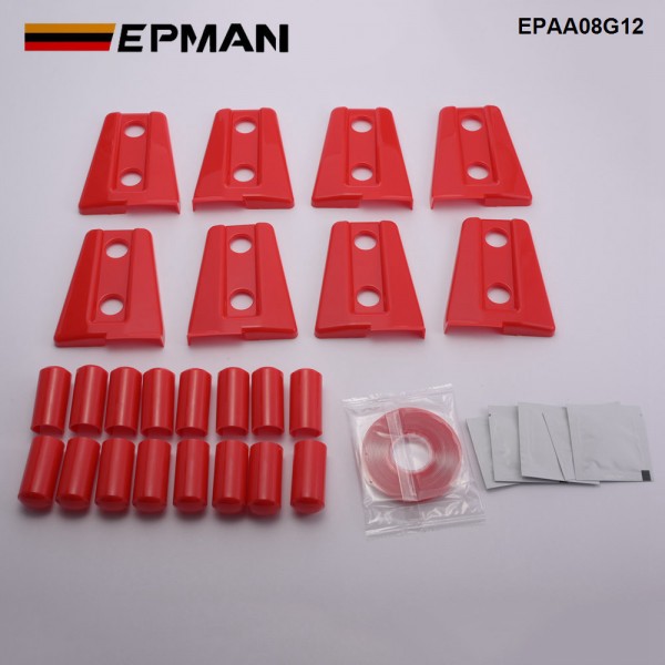 EPMAN 20SETS/CARTON For 4-Door Jeep Wrangler Door Hinge Cover Bearing Decorative Protective Cover Exterior Decoration EPAA08G12-20T