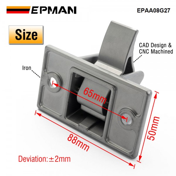 EPMAN 2PCS/SET Mounting Bracket for Domestic Sun Chaser Bottom Bracket Assembly Awning Arm Replacement for RV Camper Trailer EPAA08G27