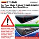 EPMAN Car Accessories For Tesla Model 3 Model Y Side Camera Flanks Covers Spoiler Decorative Protector Guards Dustproof Carbon Fiber EPAA08G47