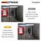 EPMAN 100SETS/CARTON 5PCS/SET For Jeep Wrangler JL Gladiator JT 2018-2023 4/5Door Car Door Handle Bowl Exterior Decoration Cover Sticker Cup Trim Accessories EPAA08G58-100T