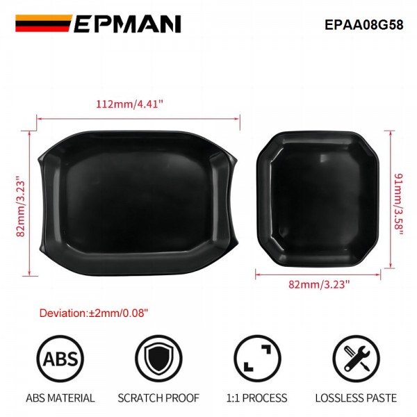 EPMAN 100SETS/CARTON 5PCS/SET For Jeep Wrangler JL Gladiator JT 2018-2023 4/5Door Car Door Handle Bowl Exterior Decoration Cover Sticker Cup Trim Accessories EPAA08G58-100T