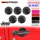 EPMAN 20SETS/CARTON 5PCS/SET Exterior Door Handle Bowl Trim ABS For 2007-2018 Jeep Wrangler JK JKU/ 2008-2012 Jeep Liberty / 2007-2011 Dodge Nitro EPAA08G64-20T