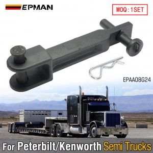 EPMAN A20-6014 Single Tow Hook Compatible with Peterbilt/Kenworth with Pull Pin (A65-6008) and Frame Pin (A65-6007) EPAA08G24