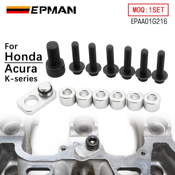 EPMAN K Series K20 K24 Aluminum Crankshaft Main Girdle Saddle Plug For K-Swap Honda Acura RSX Type S EPAA01G216