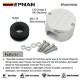 EPMAN Round Billet Aluminum Wire Port Housing - Billet Round Firewall Mount For Dodge, Chrysler, For Plymouth, For Desoto, For Mopar Etc. EPAA01G243