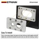 EPMAN Billet Aluminum Fire Wall Pass Through Raw Bracket For Holley Terminator X Max EPAA01G245