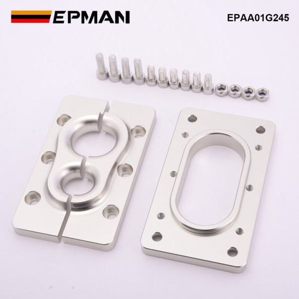 EPMAN Billet Aluminum Fire Wall Pass Through Raw Bracket For Holley Terminator X Max EPAA01G245