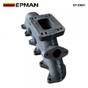 EPMAN - Cast Iron Turbo Manifold T3/T4 Flange of 38MM Wastegate For VW 12V VR6 Golf Jetta Passat T3 T4 EP-EM01