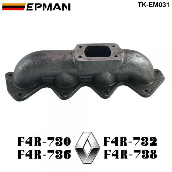 TANSKY Cast Iron Exhaust Turbo Manifold T25 Flange For F4R-730 / F4R-732 / F4R-736 / F4R-738 Exclusive TK-EM031