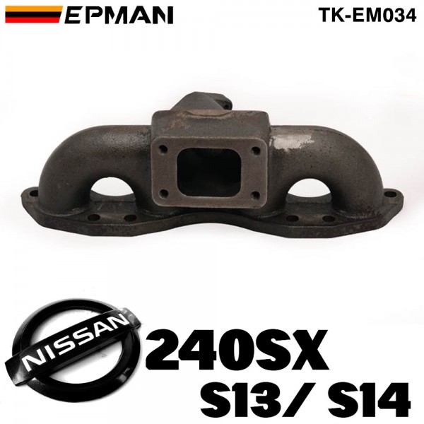 TANSKY Cast Iron Turbocharger Manifold T3 Turbo Flange For Nissan Silvia S13/S14 SR20 TK-EM034