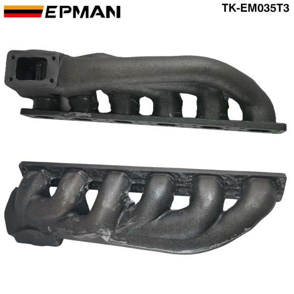 TANSKY For BMW 323i 325i 328i 330i M3 E36 V6 T3 Iron Cast Exhaust Turbo Manifold 38mm Wastegate Flange TK-EM035T3