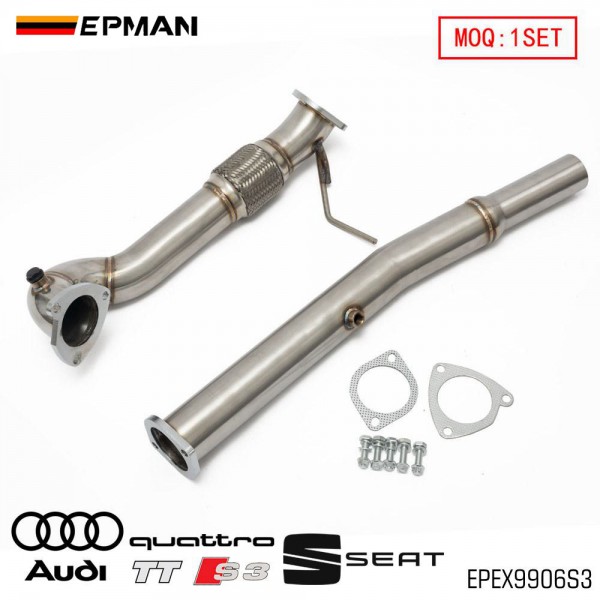 EPMAN Performance Exhaust Upgrade Downpipe For Audi S3 TT 1.8T 1999-2003 High Flow EPEX9906S3