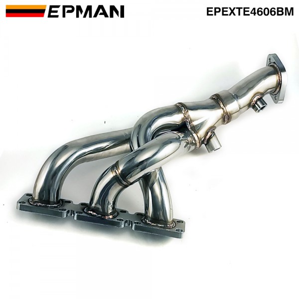 EPMAN Stainless Steel Exhaust Manifold Header for BMW E46 1998-2006 323i 328i Z3-528I/M54 E39 EPEXTE4606BM