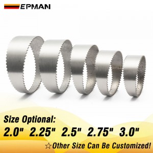 EPMAN Custom Universal Stainless Steel 304 Exhaust Pies Sawtooth Pie Cut - Angle Segment 15Degree | 1.5mm 1D Radius EPHJG