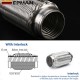 TANSKY Universal Stainless Steel Exhaust Flexible Pipe Flexi Joint Tube Car Repair Accessories