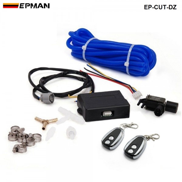 EPMAN 51mm/60mm/63mm/70mm/76mm/89mm/102mm Open Style Vacuum Exhaust Cutout Valve With Wireless Remote Controller Set 