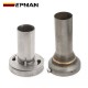 EPMAN Universal Exhaust Muffler Silencer Round Tip For 3" / 3.5" /4" / 4.5" Round Tip Muffler EP-XS