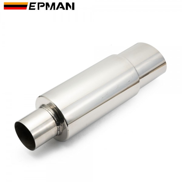 TANSKY 12PCS/Carton Universal 3.5" Exhaust Muffler Silencer Tip Chrome Stainless Steel 89mm Exhaust Pipe Inlet 2" 2.25" 2.5" 2.75" (Pre-Order Customization)