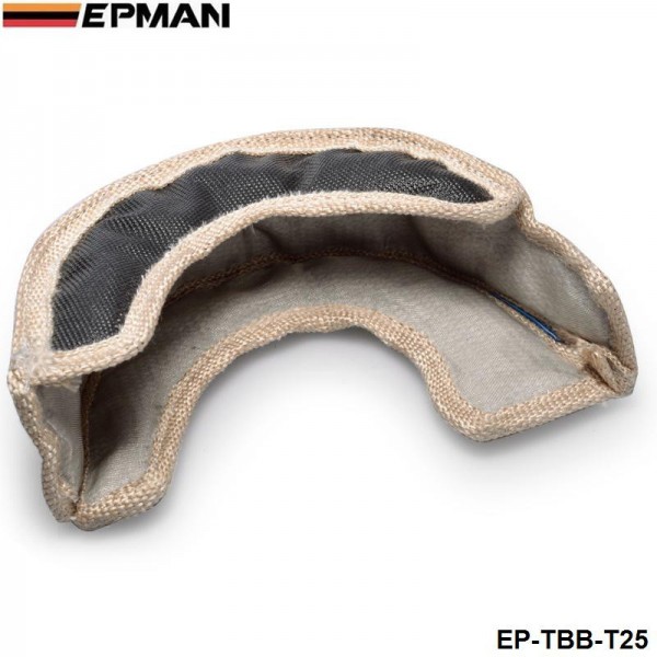 EPMAN Exhaust Turbo Blanket Wrap Heat Shield Beanie For Turbocharge T25 T28 GT28 GT30 GT35 T37 T3 EP-TBB-T25