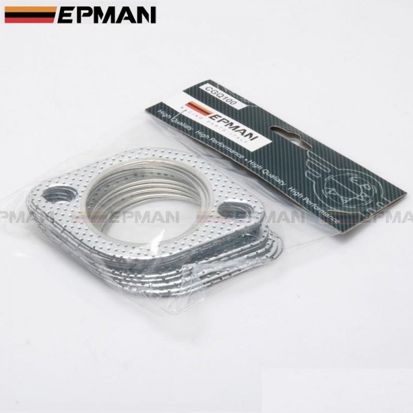 EPMAN Turbo Exhaust Gasket 2 Bolt Hole Gasket 2.5 inch For Subaru wrx STI EP-CGQ100S