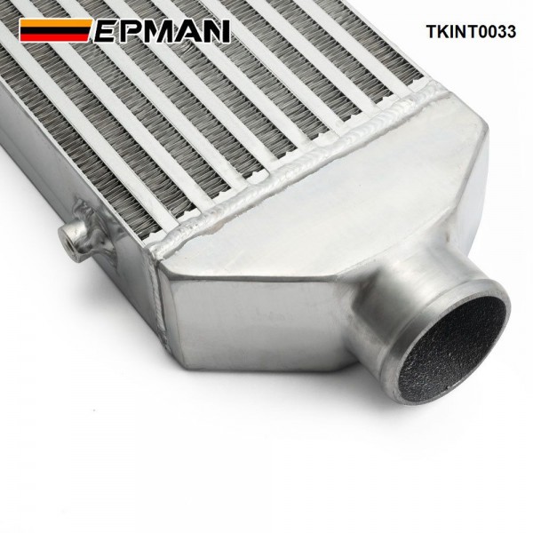 EPMAN Front Mount Intercooler Turbo Heat Cooler 2.5in Inlet 450*160*65mm Universal Radiator Engine Aluminum Intercooler Car Accessory TKINT0033