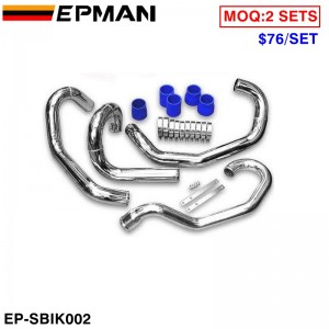 EPMAN Intercooler Piping + Silicone Hose +T-Bolt Clamps For Subaru WRX Impreza GC8 95-00 EP-SBIK002