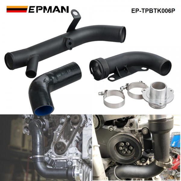 EPMAN Turbo Intercooler Cooling Piping Pipe Hose Kit For VW Golf R20 Mk5 Mk6 R Y GTI Scirocco R MK3 TTS / A3 S3 2.0T FSI Auto Parts EP-TPBTK006P