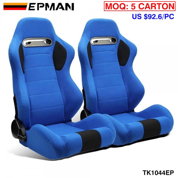 TANSKY 2PCS/CARTON Universal Sport Adjustable Car Sim Racing Seat With Slider TK1044EP