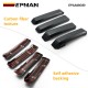 EPMAN 20SETS/CARTON 4PCS For F-150 ABS Carbon Fiber Inner Door Handles Cover Trim For Ford Raptor F150 2015-2020 EPAA08G50-20T