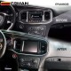 EPMAN 25SETS/CARTON Carbon Fiber Dashboard DVD Navigation Screen Frame Cover Trim For Dodge Charger 2015+ EPAA08G55-25T