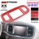 EPMAN 25SETS/CARTON Carbon Fiber Dashboard DVD Navigation Screen Frame Cover Trim For Dodge Charger 2015+ EPAA08G55-25T