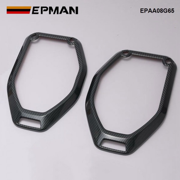 EPMAN 20SETS/CARTON 2PCS/SET Top Speaker Audio Surround Trim Car Roof Speaker Decoration Cover For Jeep Wrangler JL  JLU Gladiator JT 2018-2023 EPAA08G65-20T