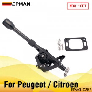 EPMAN Aluminum Short Car Shifter Selfmade For Peugeot 206/207/307/308 & For Citroen C2/C3/C4 Chassis Parts Transmission Drivetrain EPAA01G257