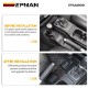 EPMAN 20SETS/CARTON Carbon Fiber 4WD Gear Shift Panel Trim Cover For Jeep Wrangler JL & JT 2018+ EPAA08G61-20T