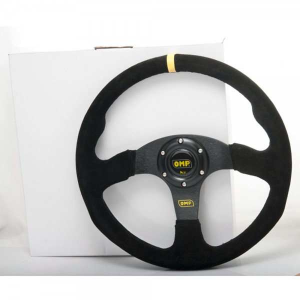 10PCS/Carton OMP 14inch Steering Wheel Suede leather 350mm Steering Wheel TKFXP07OMBB-YL