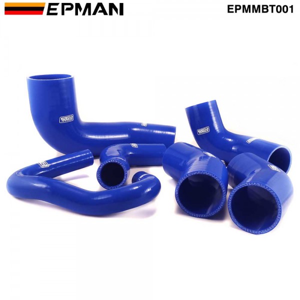 TANSKY Racing 6PCS Silicone Turbo Intercooler Hose Kit For Mitsubishi EVO 7 8 9 2.0L Turbo 4G63 EPMMBT001 (Pre-Order ONLY)