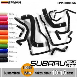 EPMAN 10PCS Silicone Radiator Heater hose kit For Subaru Impreza GRB STI WRX 08-10 EPMSBR006A (Pre-Order ONLY)