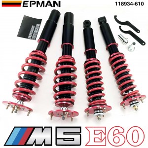 Tansky Coilovers Spring Struts Racing Suspension Coilover Kit Shock Absorber for BMW 5 Series (E60) 2004-2010 (RANDOM COLOR)