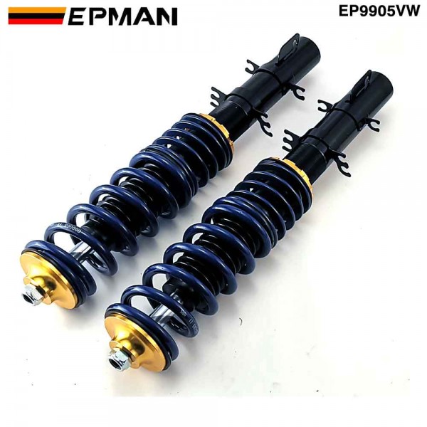 Tansky Coilovers Spring Struts Racing Suspension Coilover Kit Shock Absorber For VolksWagen VW Golf Mk4 2WD only A4 Typ 1J 1998-2005 EP9905VW (RANDOM COLOR) 