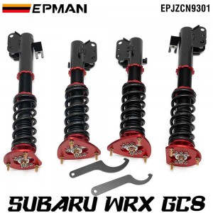 TANSKY Coilovers Spring Struts Racing Suspension Coilover Kit Shock Absorber for 93-01 Subaru WRX GC8 EPJZCN9301 (RANDOM COLOR)