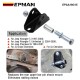 EPMAN 2PCS Rear Upper Shock Bar Pin Eliminator Kit For Wrangler TJ XJ ZJ LJ 1204800 1984-2006 EPAA18G15