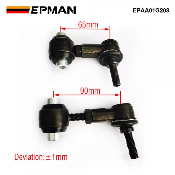 EPMAN Adjustable Rear Sway Bar End Links For VW/Audi Mk7 Golf / GTI / Golf R / Passat / 8P/V A3 / S3 / TT / TT-S EPAA01G208